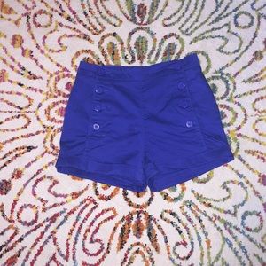 High waisted shorts